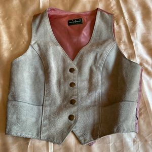 Reed Hunter suede riding vest